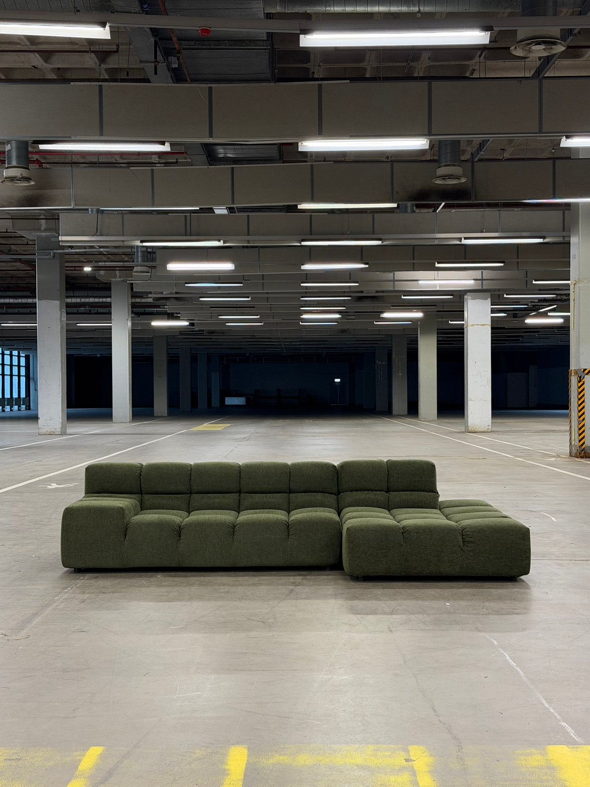B&B Italia Tufty Time Bank | Groen | NIEUWSTAAT + Garantie, 250 tot 300 cm, 125 tot 150 cm, Hoekbank, Ophalen of Verzenden