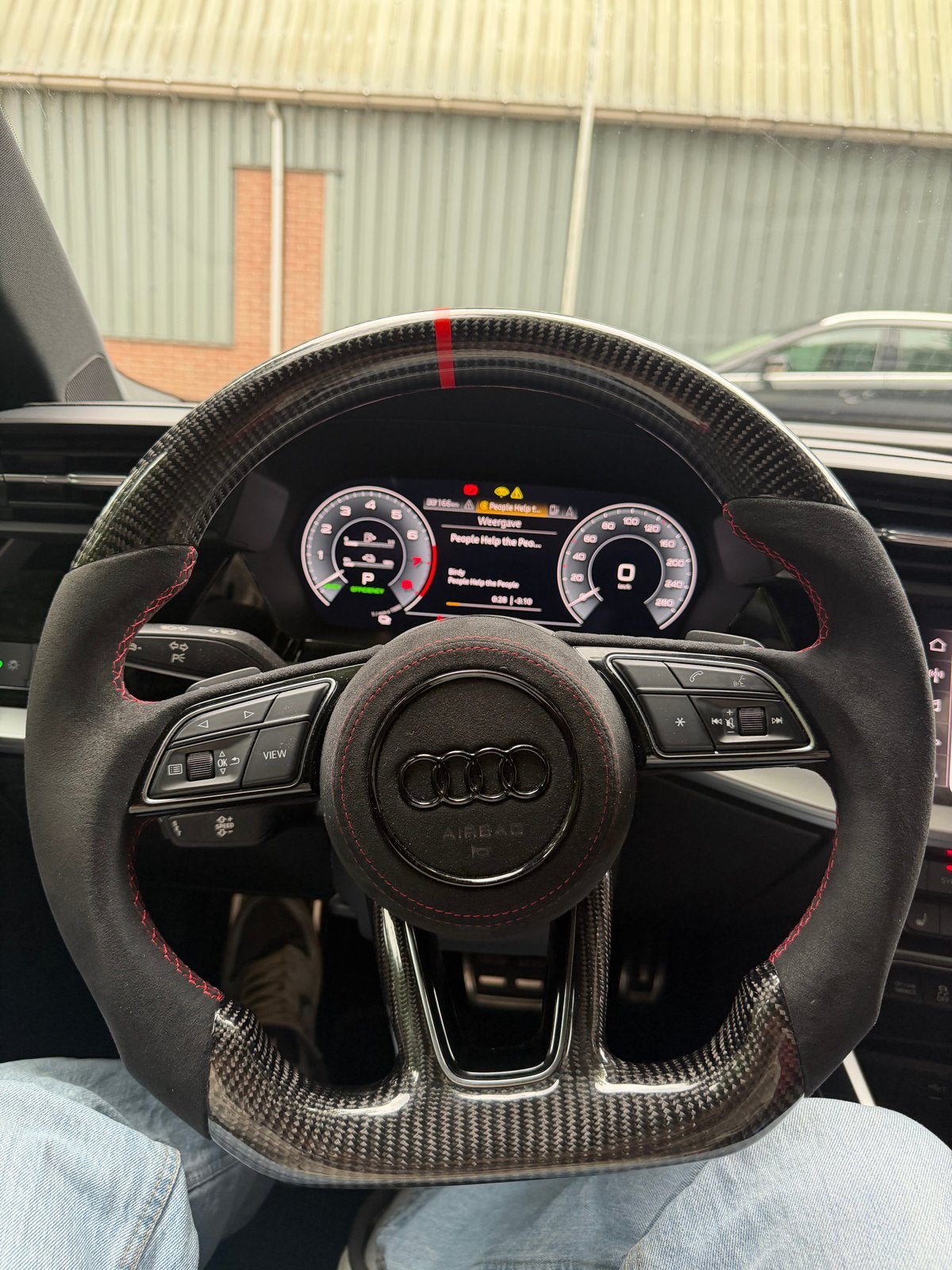 Custom Audi A3 Stuur - Carbon & Alcantara, Ophalen, Zo goed als nieuw