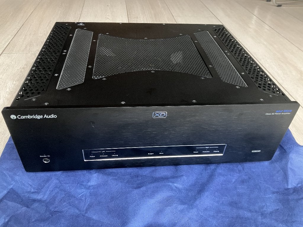 Cambridge Audio Azur 851W eindversterker in goede staat, Zo goed als nieuw, 120 watt of meer, Stereo, Ophalen