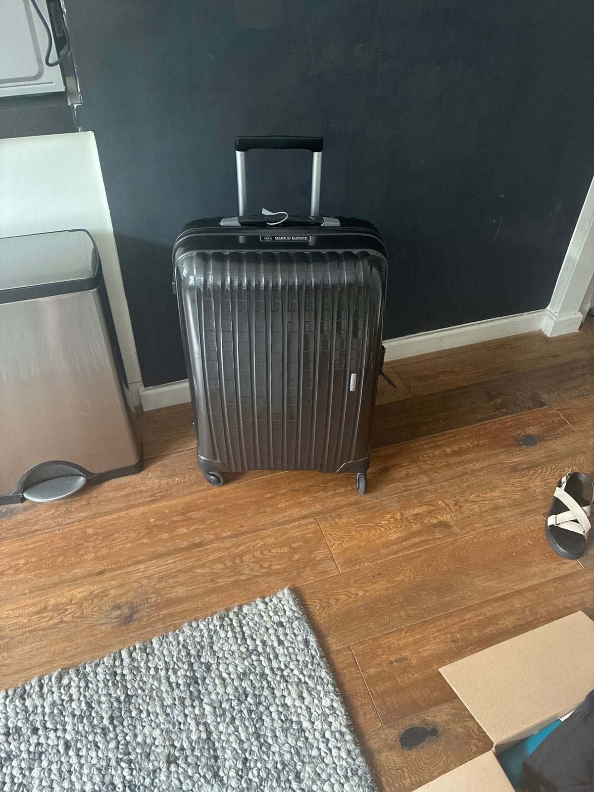 Samsonite koffer - Zo goed als nieuw, Hard kunststof, Zo goed als nieuw, 35 tot 45 cm, Uitschuifbare handgreep