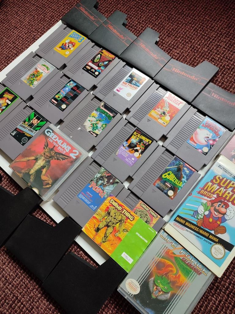 Flinke partij Nintendo (NES) games, Spelcomputers en Games, Games | Nintendo NES, Avontuur en Actie, Gebruikt, 1 speler, Ophalen of Verzenden