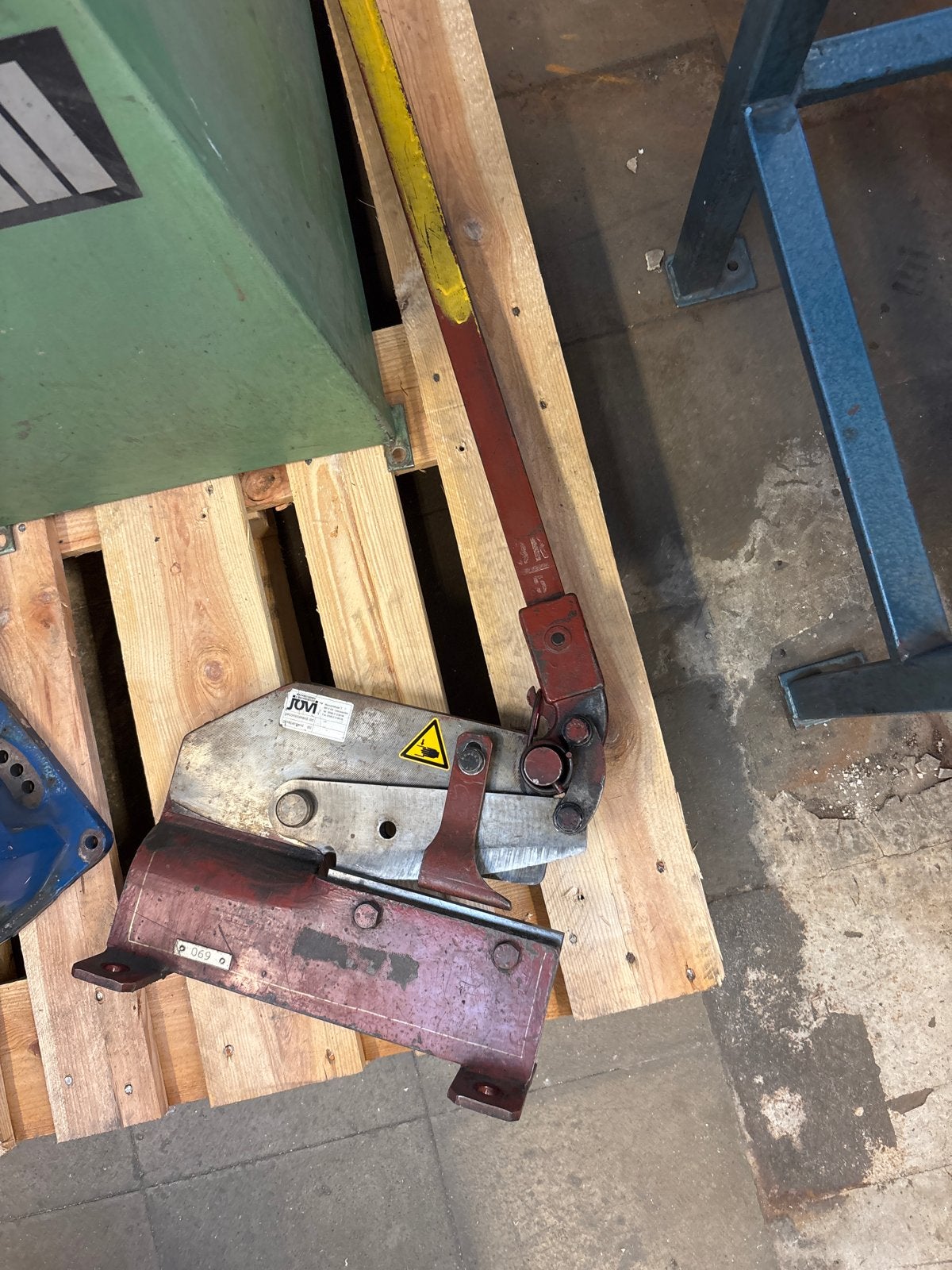 Jovi Plaatscharen - Handbediende Metaalschaar, Doe-het-zelf en Verbouw, Gereedschap | Handgereedschap, Ophalen, Gebruikt, Snijgereedschap