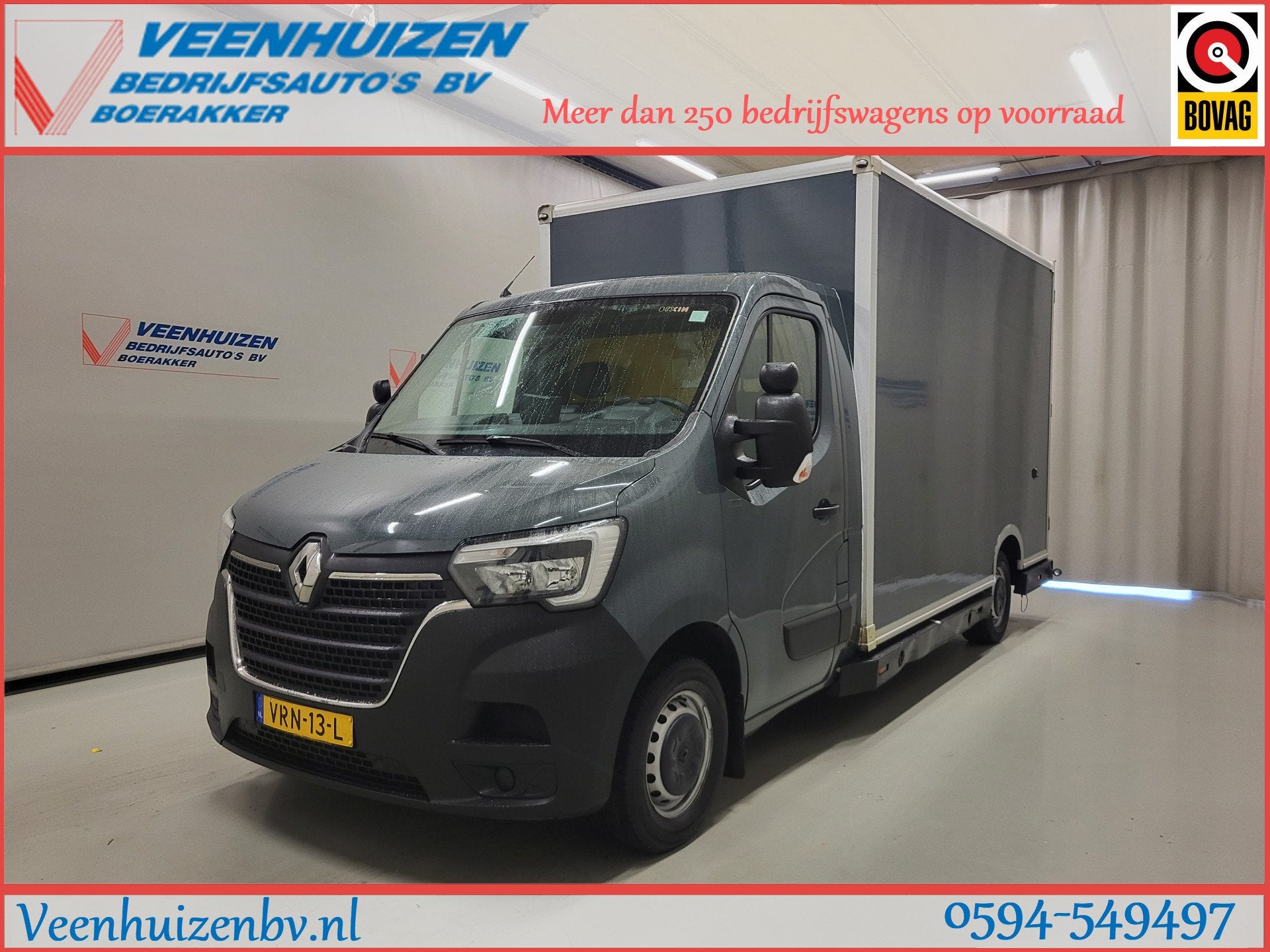 Renault Master 2.3dCi 150pk Bakwagen Automaat Euro 6!, Gebruikt, Euro 6, 4 cilinders, 150 pk