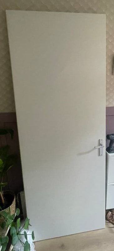 Binnendeur opdek 88x231,5 rechts, Ophalen, Binnendeur, 200 tot 215 cm, Glas