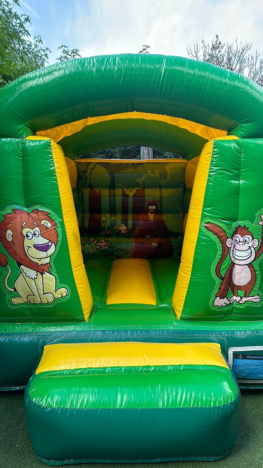 Te huur jungle springkussen, Ophalen, Zo goed als nieuw, Overige