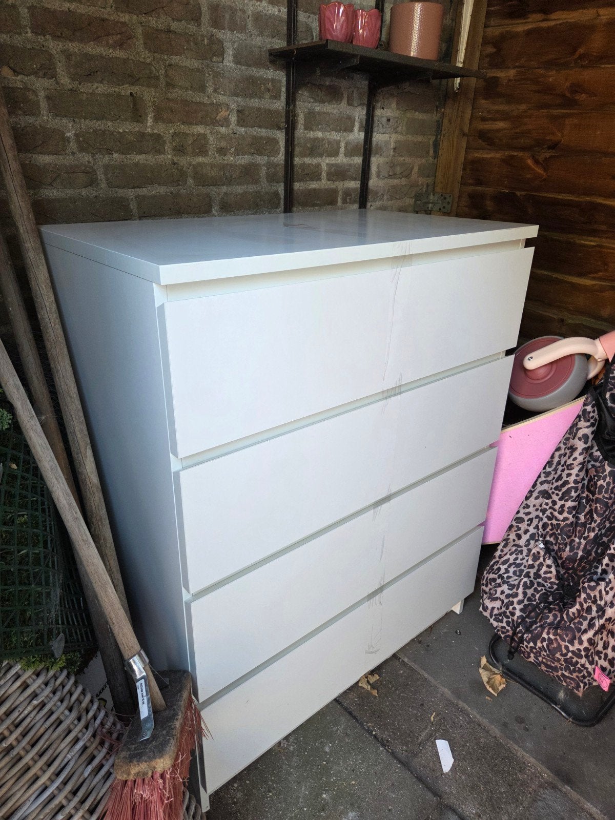 malm ladekast, Ophalen, 50 tot 100 cm, Zo goed als nieuw, Minder dan 100 cm