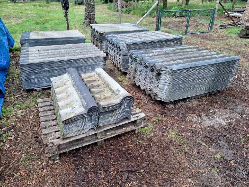 Golfplaten voor overkapping of dak, Ophalen