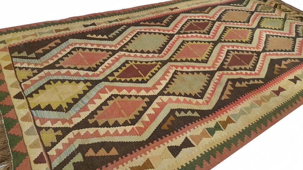 Anatolisch kelim 320 x 151/Vloerkleed/Perzisch tapijt/loper, Www.simatapijten.nl, 150 tot 200 cm, 200 cm of meer, Ophalen of Verzenden
