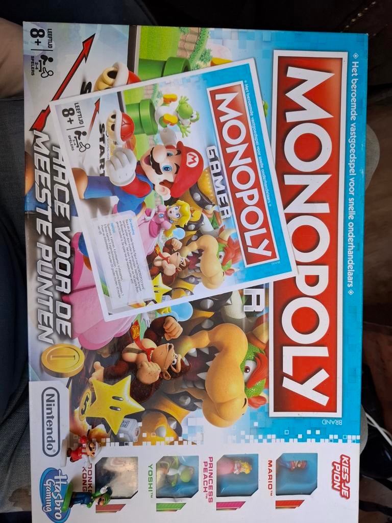 Monopoly Gamer Mario Kart Editie Bordspel, Hobby en Vrije tijd, Gezelschapsspellen | Bordspellen, Een of twee spelers, Ophalen of Verzenden