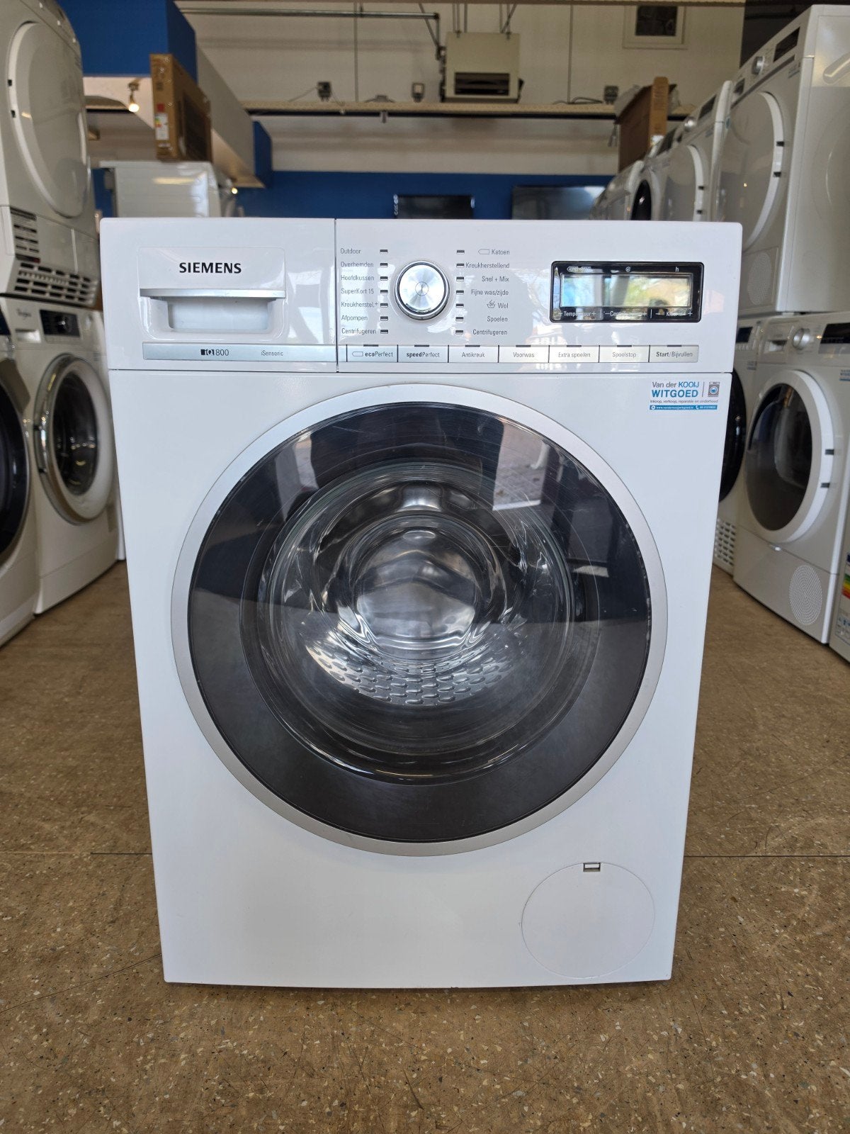 Siemens IQ 800 wasmachine | 9 kilo | A+++ | Gratis thuis 🚚✅, Witgoed en Apparatuur, Jirnsum, 8 tot 10 kg, Energieklasse A of zuiniger