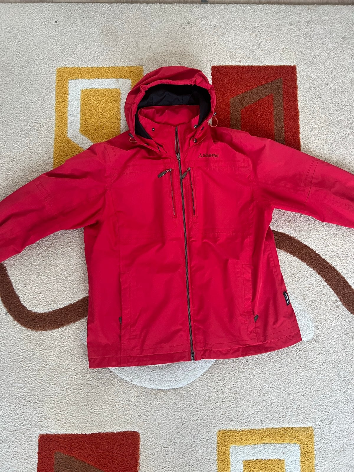 Schöffel Venturi outdoor jas rood maat 46, Ophalen of Verzenden, Zo goed als nieuw, Maat 46/48 (XL) of groter, Jack
