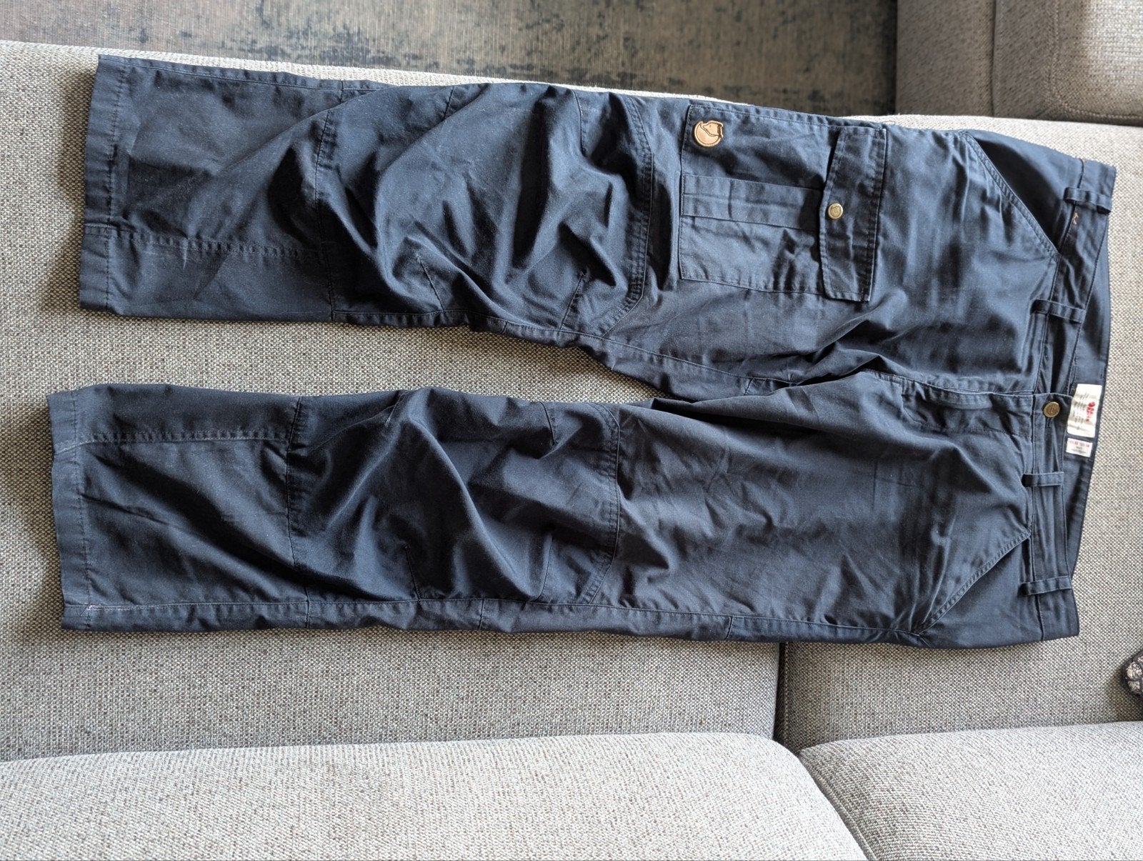 Fjällräven Nils Trousers M - Herenbroek Maat EU 52 / US 36, Maat 52/54 (L), Blauw, Ophalen of Verzenden, Zo goed als nieuw