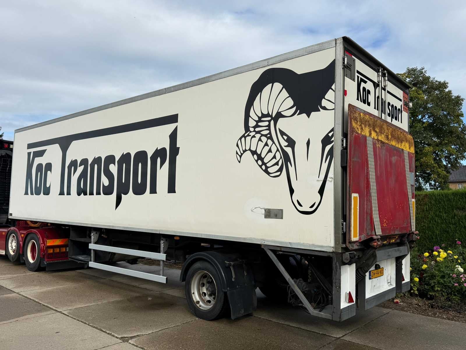 Tracon Koel Oplegger met Laadklep, Auto's, Vrachtwagens, Overige brandstoffen, Origineel Nederlands, Bedrijf, Aanhangers en Opleggers