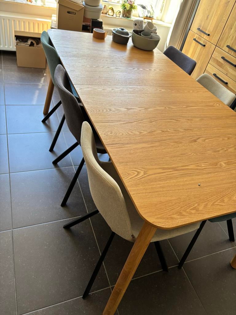 6 eetkamerstoelen van Goossens, Ophalen, Zo goed als nieuw, Overige kleuren, Vijf, Zes of meer stoelen