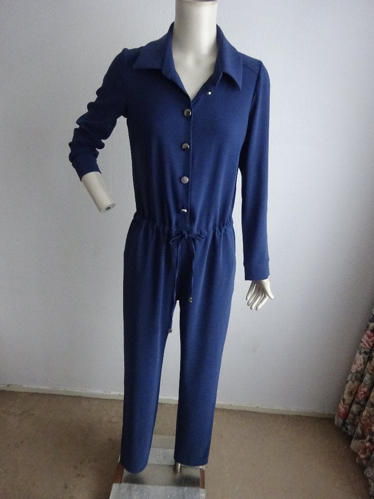 Caronine Biss jumpsuit mt 36, Kleding | Dames, Blauw, Ophalen of Verzenden, Zo goed als nieuw, Maat 36 (S)