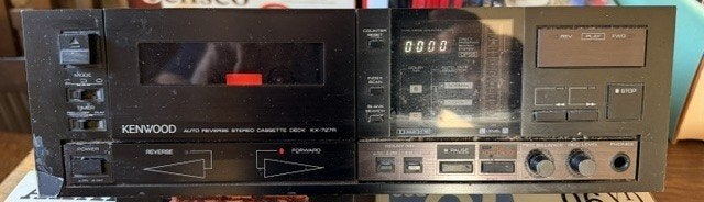 Kenwood KX-727R auto reverse stereo casette deck, Audio, Tv en Foto, Ophalen, Enkel, Kenwood, Auto-reverse