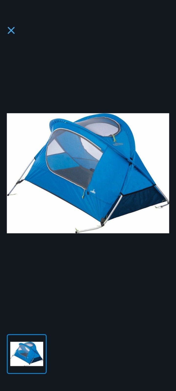 Nomad campingbedje voor peuters - Prima staat, Ophalen of Verzenden, Gebruikt