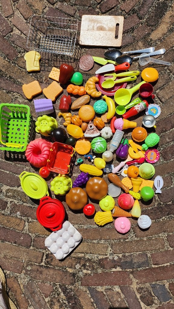 Kinder keukenspullen, Kinderen en Baby's, Speelgoed | Speelkeukens, Ophalen, Zo goed als nieuw, Speelkeuken-accessoire