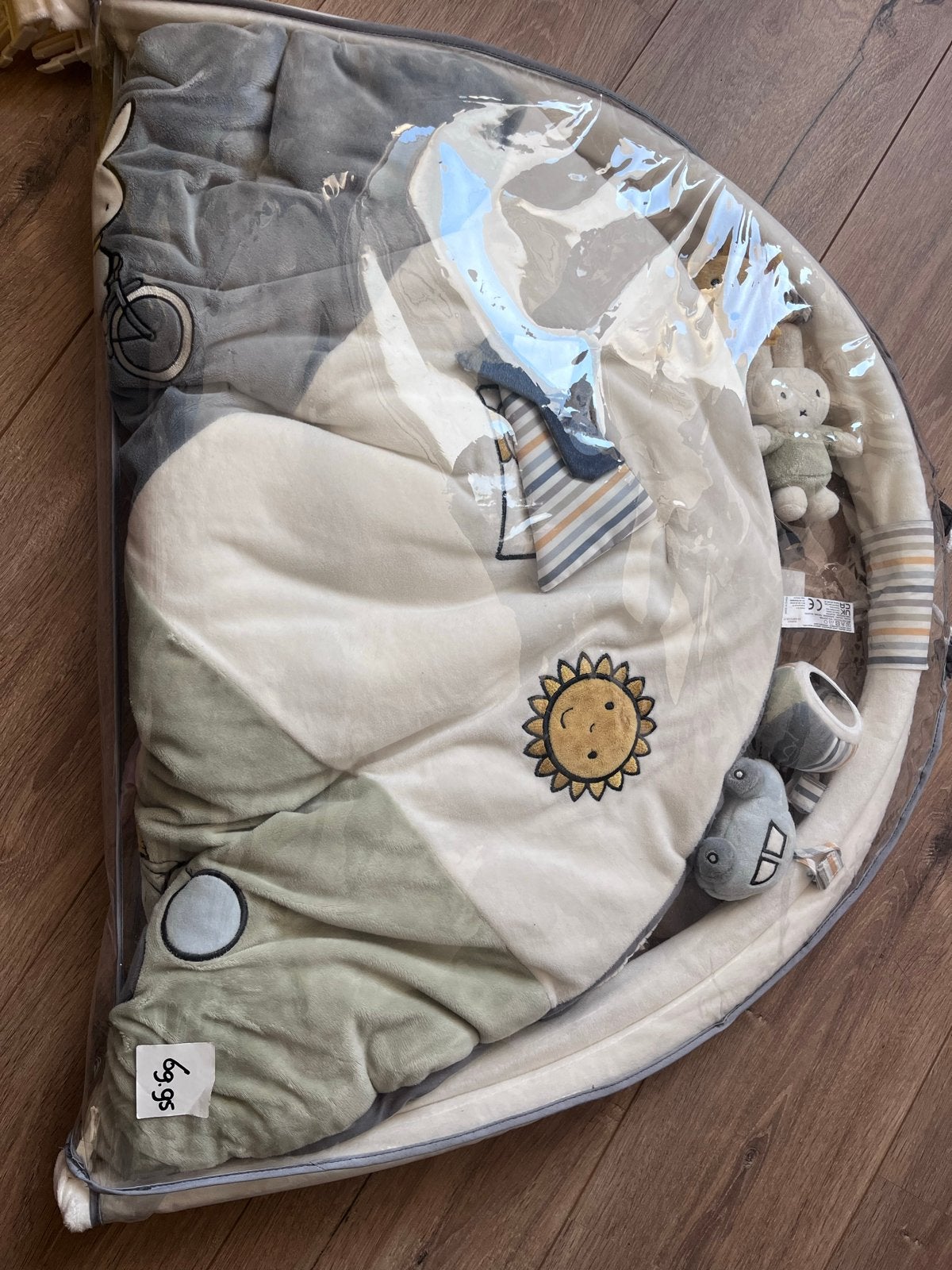 Baby speelkleed met babygym - Zo goed als nieuw, Ophalen, Zo goed als nieuw, Speelkleed, Met geluid