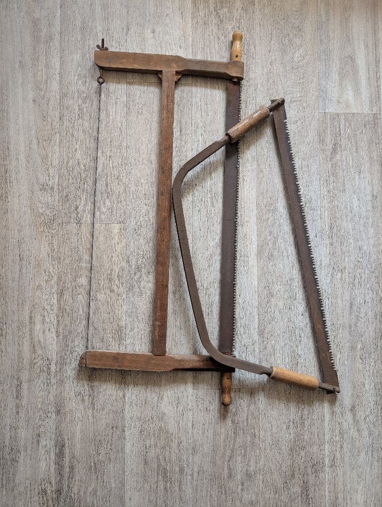 oude boomzagen, spanzagen, Ophalen