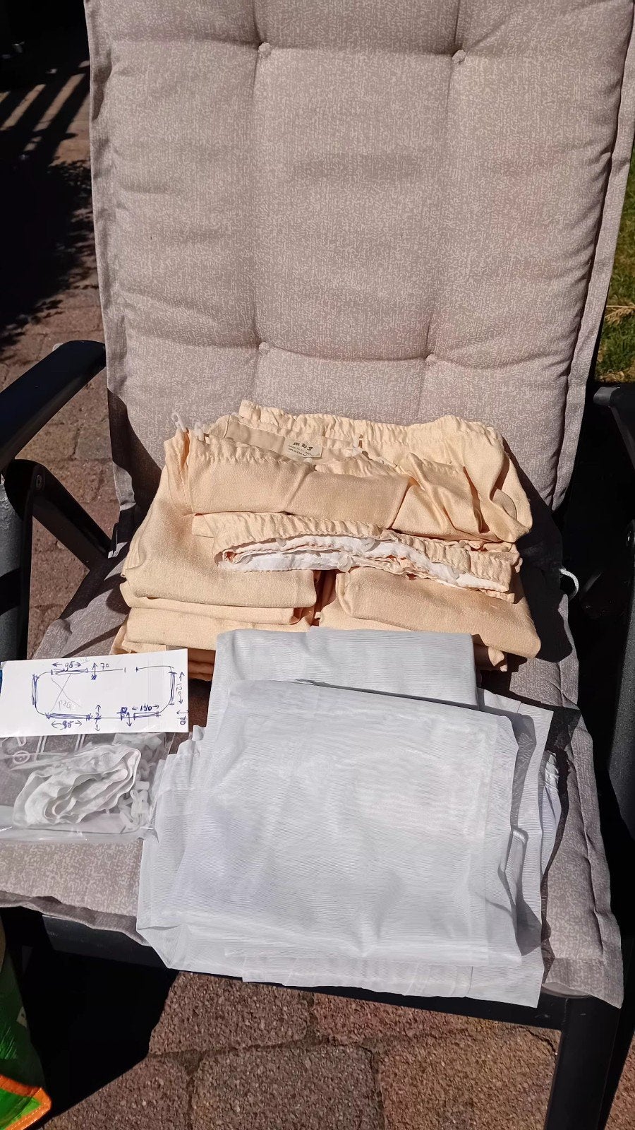 Gordijnen en vitrage voor caravan of camper, Caravans en Kamperen, Ophalen of Verzenden, Gebruikt