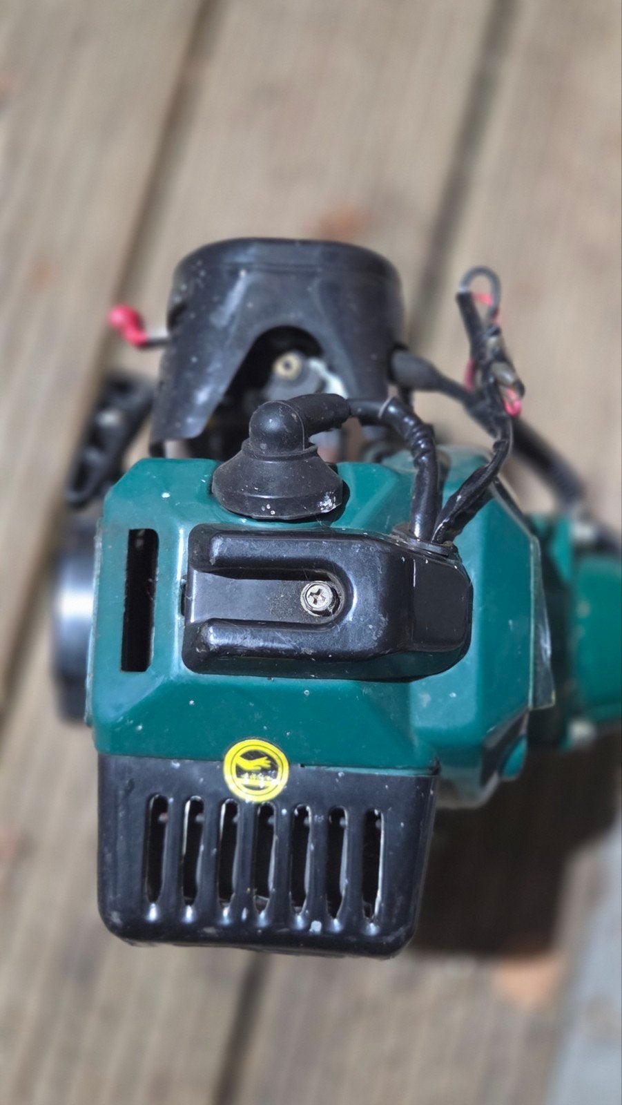 Benzine bosmaaier grastrimmer, Tuin en Terras, Ophalen, Gebruikt, Benzine-grasmaaier, Powerplus