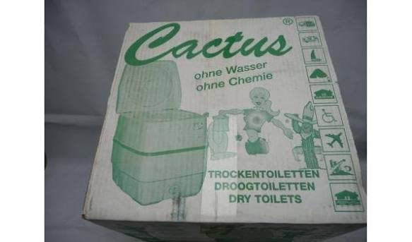 Cactus Droogtoilet - Ideaal voor Camping of Noodsituaties, Caravans en Kamperen, Ophalen, Nieuw