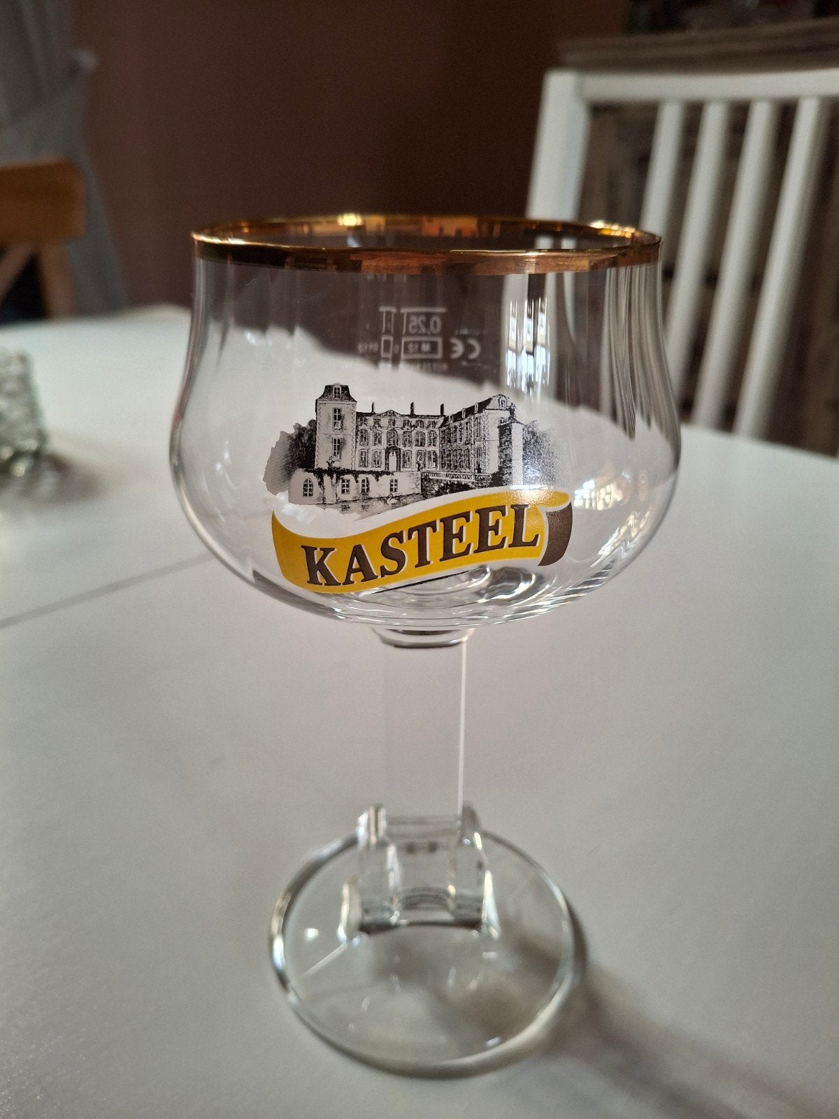 Kasteel bierglazen, Ophalen of Verzenden, Nieuw, Glas of Glazen, Overige merken