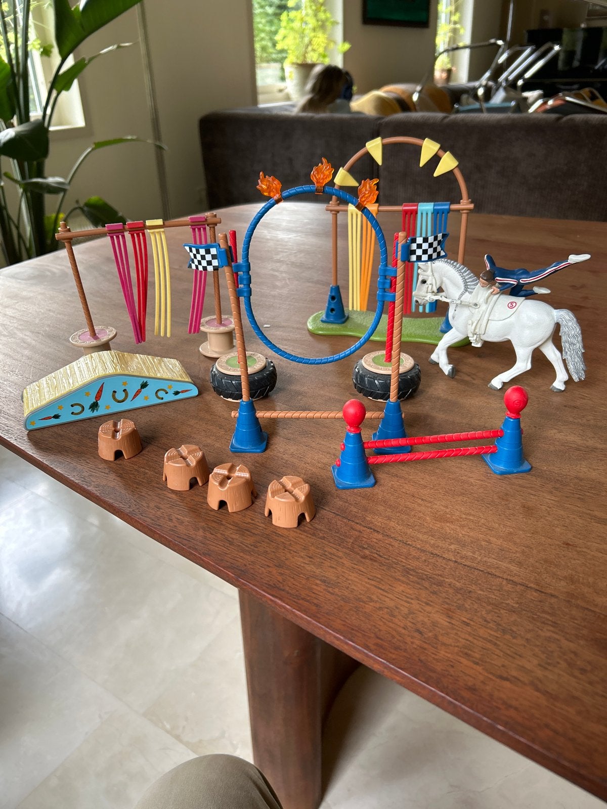 Schleich voltige circus set, Ophalen of Verzenden, Zo goed als nieuw