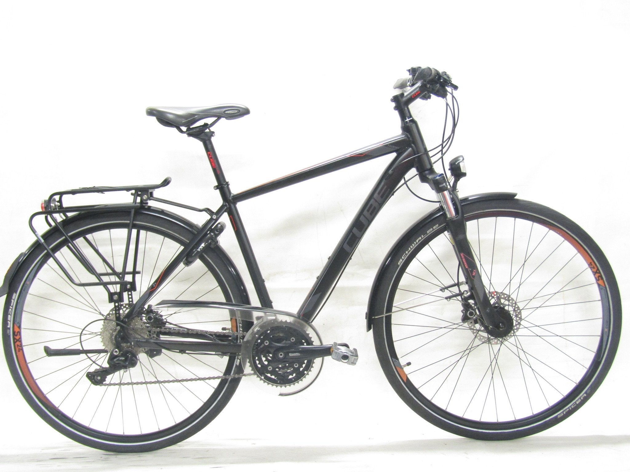 Cube Gts zwart heren 51cm 28inch, Fietsen en Brommers, Fietsen | Heren | Herenfietsen, 49 tot 53 cm, Gebruikt, Overige merken
