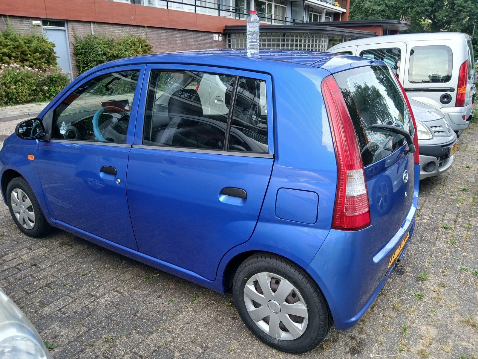 Daihatsu Cuore 1.0 AUT 2005 Blauw, Auto's, Daihatsu, 600 kg, 18 €/maand, Cuore, Origineel Nederlands