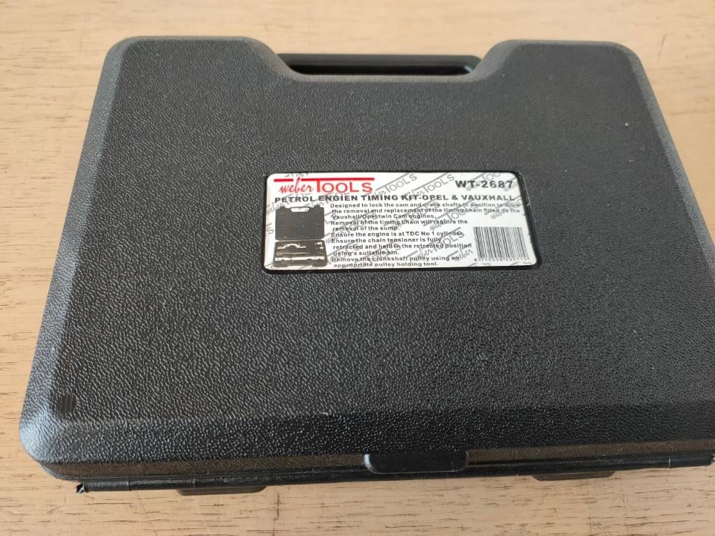 Weber Tools WT-2687 Timing set voor Opel, Auto diversen, Autogereedschap, Ophalen of Verzenden, Zo goed als nieuw, /, Weber Tools