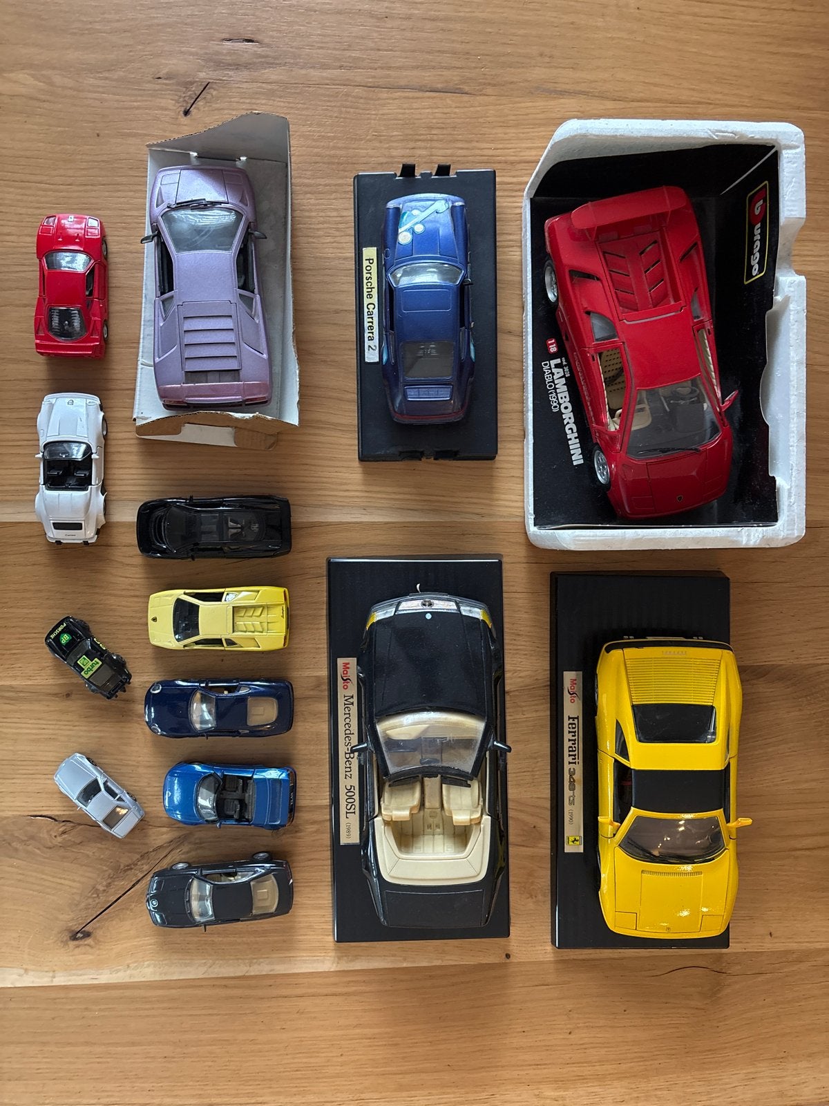 Verzameling modelauto's: Lamborghini, Ferrari, Porsche, etc., Ophalen, Gebruikt, Auto, Overige merken