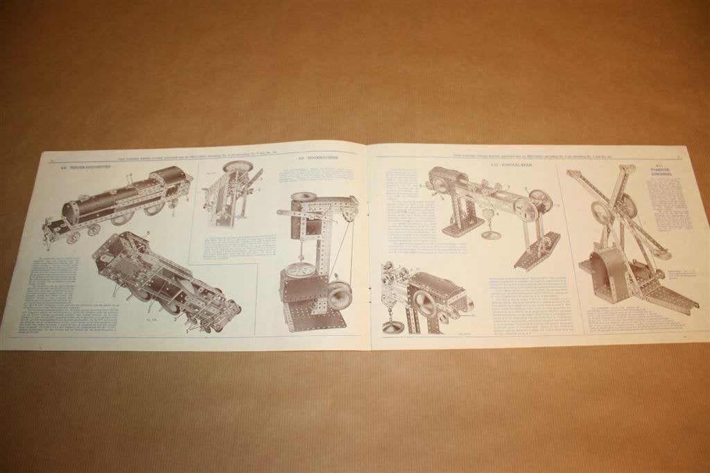 Meccano. Handleiding voor aanvullings-uitrusting No. 3a, Antiek en Kunst, Antiek | Speelgoed, Ophalen of Verzenden