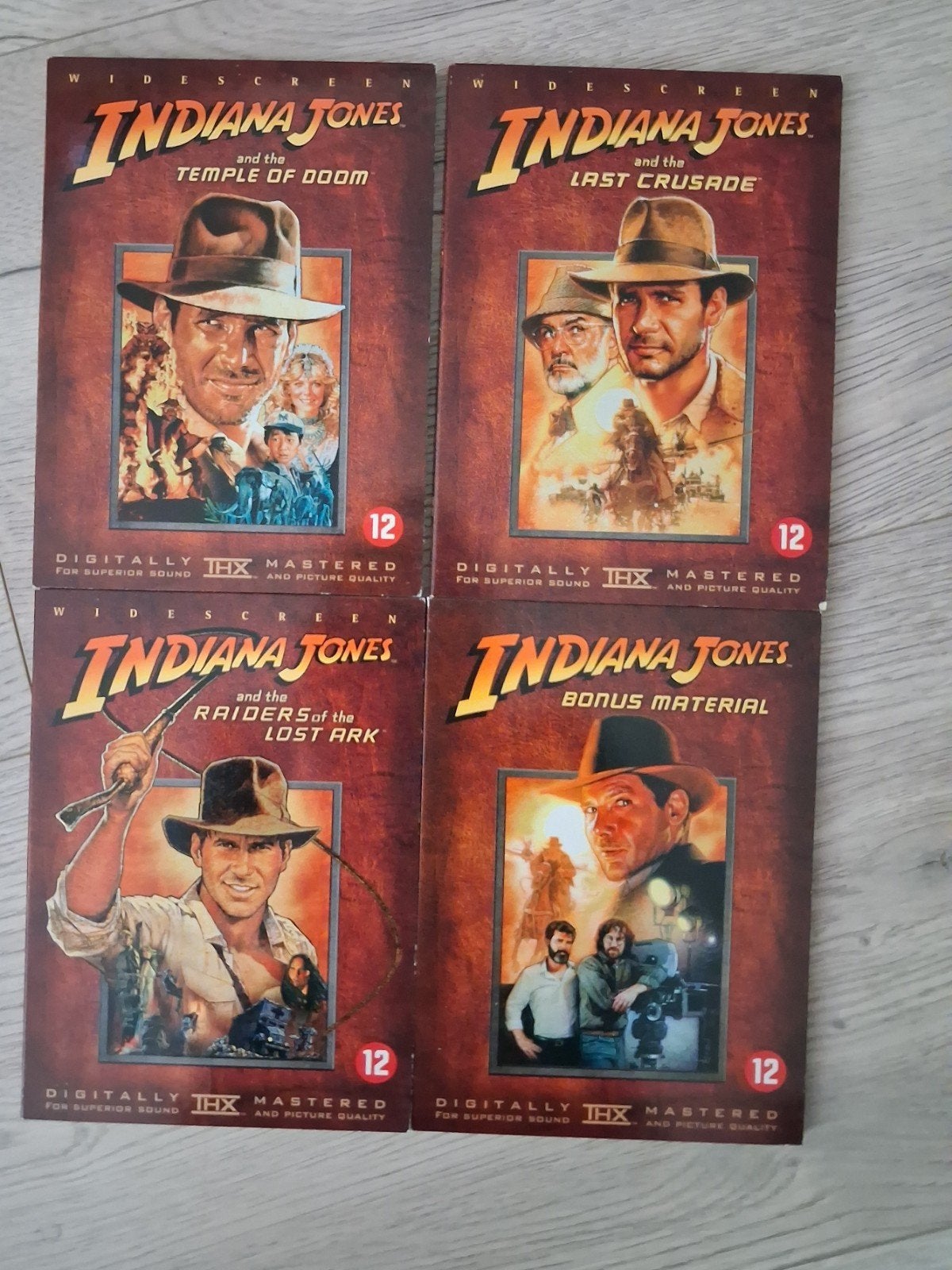 Indiana Jones DVD Collectie + Kingdom of the Crystal Skull, Vanaf 12 jaar, Ophalen, Gebruikt, Actiethriller