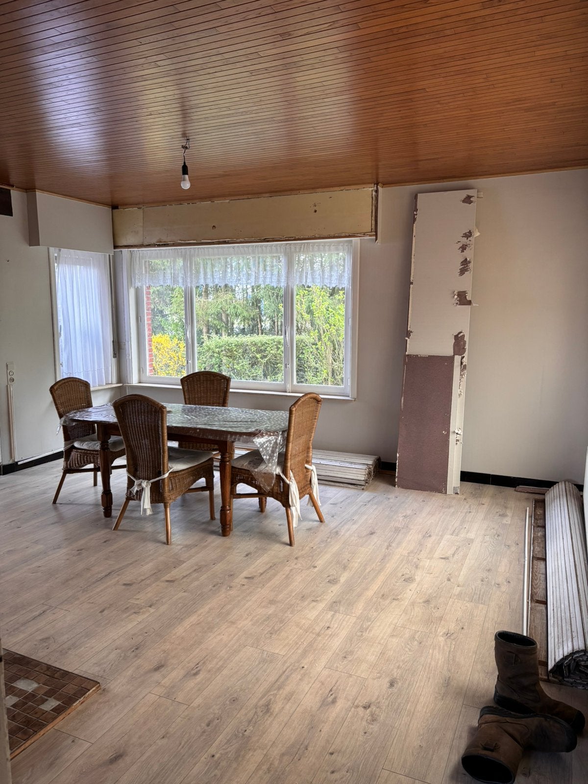 Laminaat 50m2 incl ondervloer, Ophalen of Verzenden, Zo goed als nieuw, Laminaat