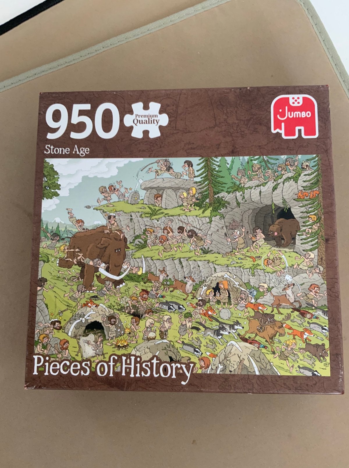 Pieces of History “Stone Age” 950 stukjes., Ophalen of Verzenden, 500 t/m 1500 stukjes, Gebruikt, Legpuzzel