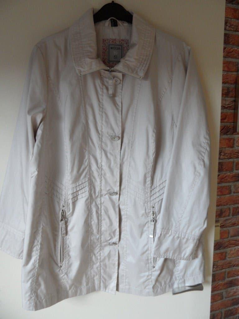 Lichtbeige zomerjas maat 44, Beige, Maat 46/48 (XL) of groter, Ophalen of Verzenden, Zo goed als nieuw