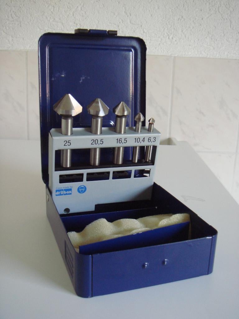 Promat 5 delige verzinkset Din 335 C in cassette, Ophalen of Verzenden, Zo goed als nieuw, Overige typen