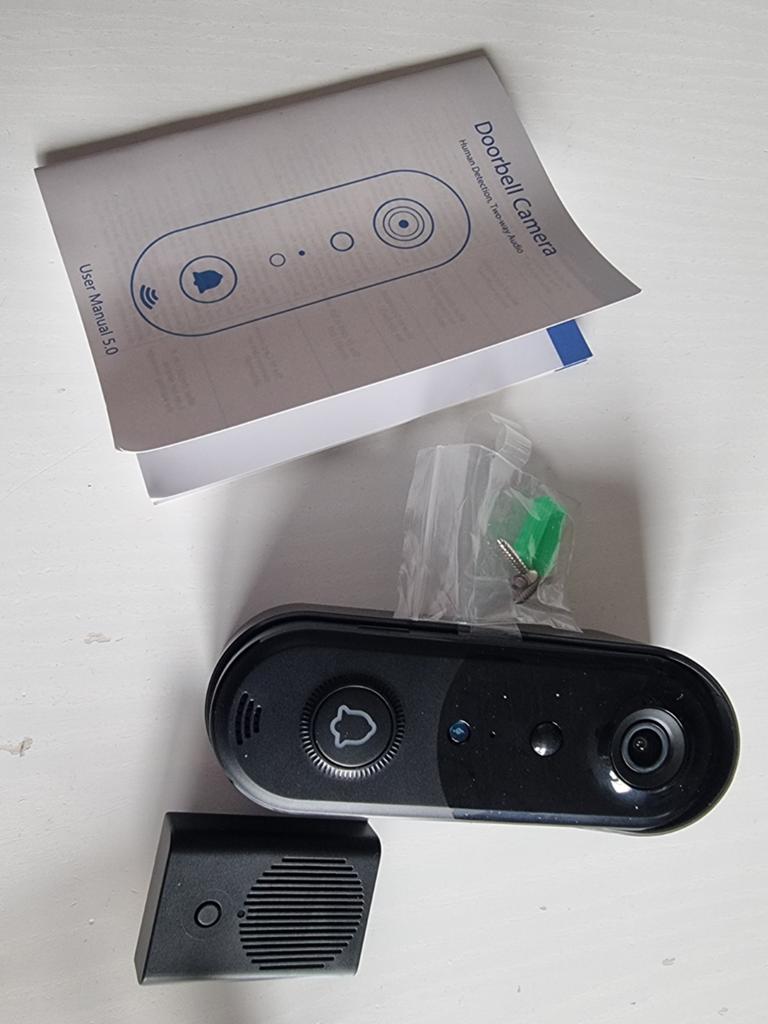 osmo video deurbel, Ophalen, Bewegingsdetectiesensor, Nieuw, Draadloos