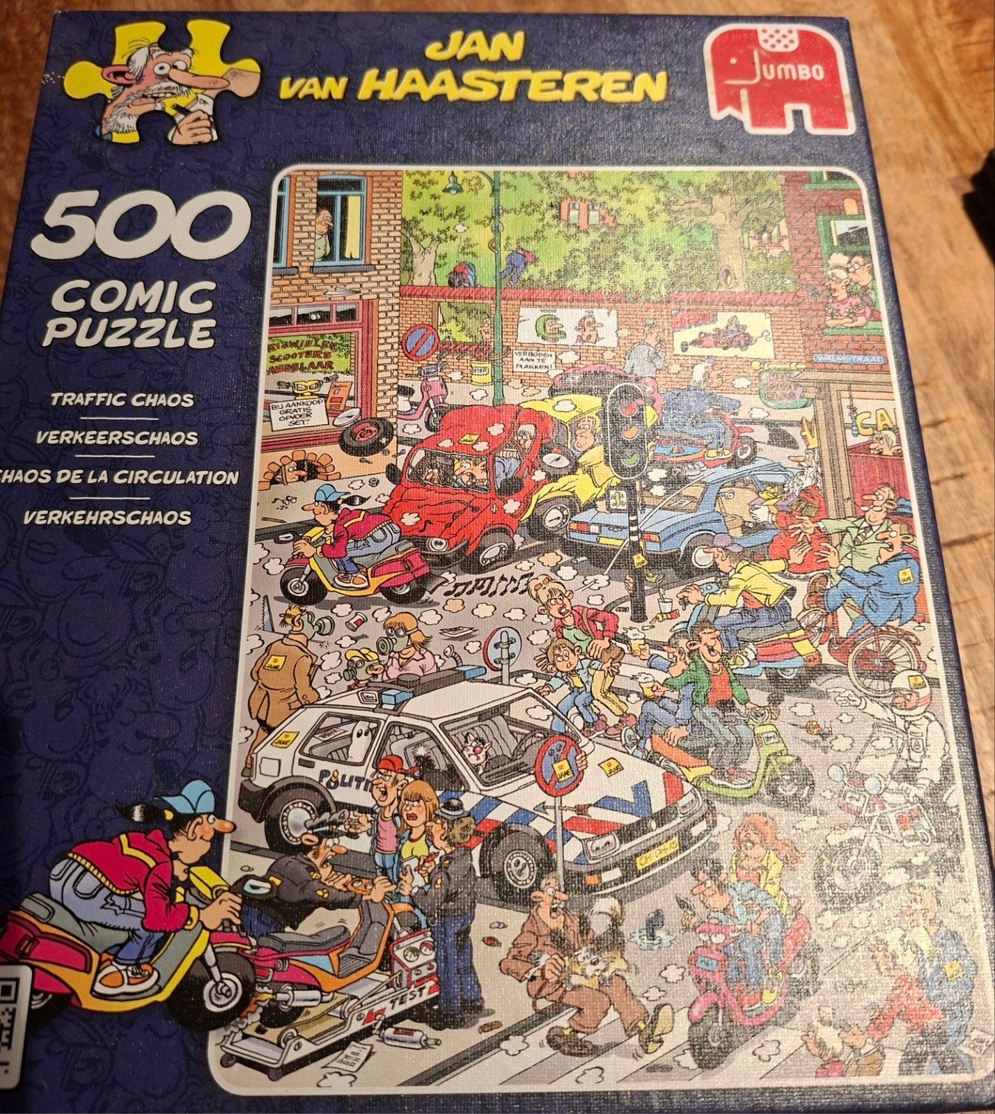 3x Jan van Haasteren puzzels 500 stukjes, Ophalen of Verzenden, Meer dan 50 stukjes, Gebruikt, 6 jaar of ouder