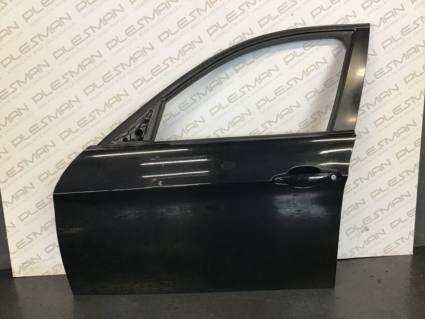 Deur linksvoor black sapphire metallic BMW E90, Auto-onderdelen, Gebruikt, -, Deur, -