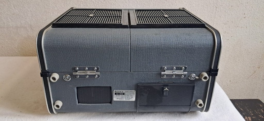 Sony TC-200 Open-spoel bandrecorder taperecorder, Audio, Tv en Foto, Ophalen, Bandrecorder, Met stofkap