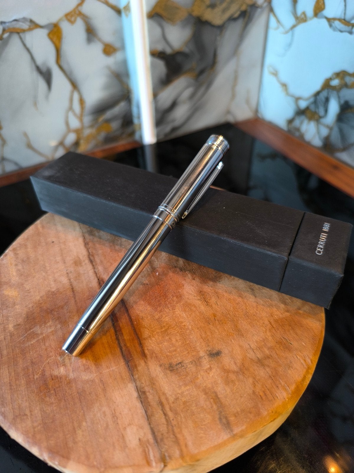Luxe Cerruti 1881 vulpen, Verzamelen, Pennenverzamelingen, Zo goed als nieuw, Vulpen, Overige merken, Ophalen of Verzenden