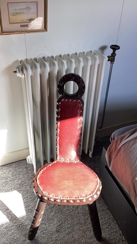 Spaanse geboorte stoel izgs, Antiek en Kunst, Antiek | Meubels | Stoelen en Banken, Ophalen of Verzenden
