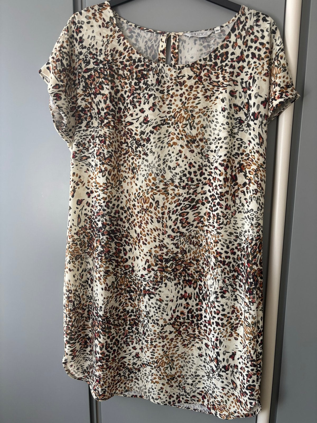 Nieuw My Style tuniekjurk met dierenprint - Maat XL, Ophalen of Verzenden, Nieuw, Maat 46/48 (XL) of groter, Meerkleurig