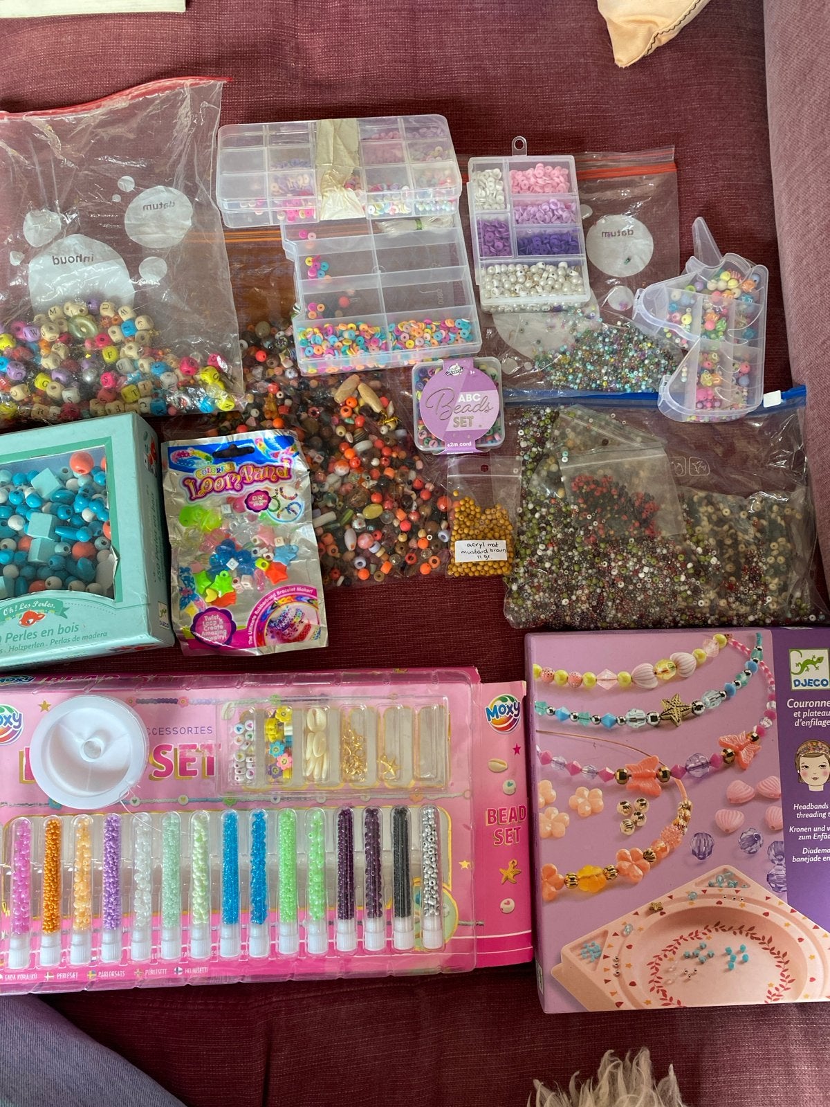 Grote collectie kralen en knutselsets voor sieraden, Ophalen of Verzenden, Gebruikt, Kraal