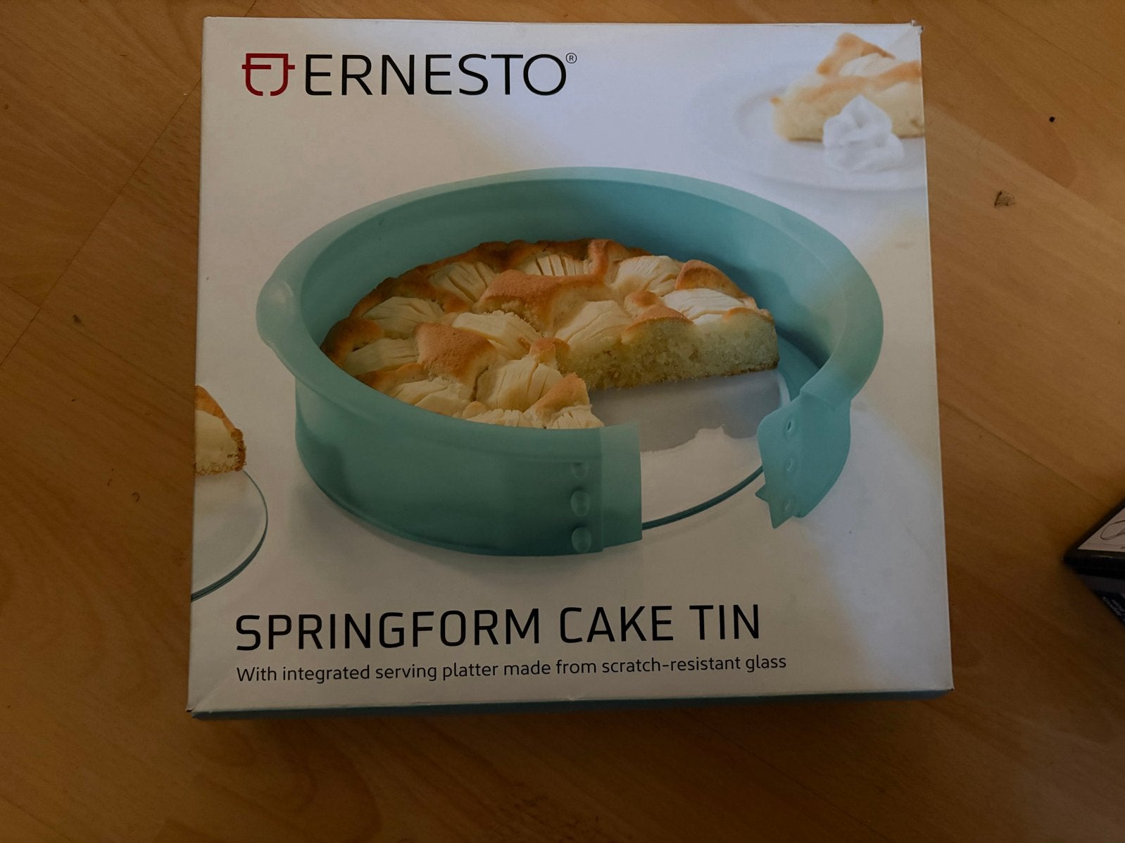 Ernesto Springvorm Cakevorm met Glazen Serveerplaat, Ophalen, Ernesto, Nieuw, Glas