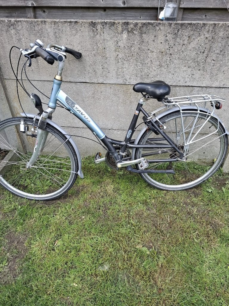 Damesfiets, Ophalen, Gebruikt, Velgrem, 47 tot 50 cm