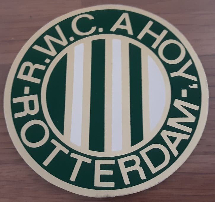 Vintage R.W.C. Ahoy Rotterdam sticker, Verzamelen, Ophalen of Verzenden